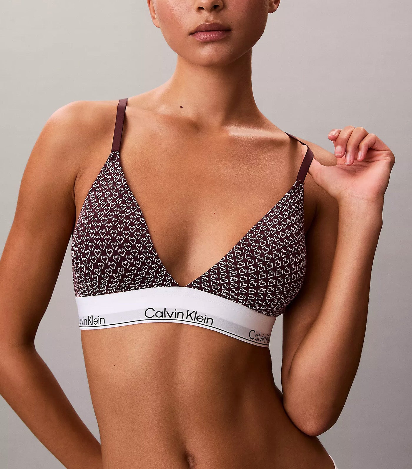 Icon Cotton Modal Lightly Lined Triangle Bralette