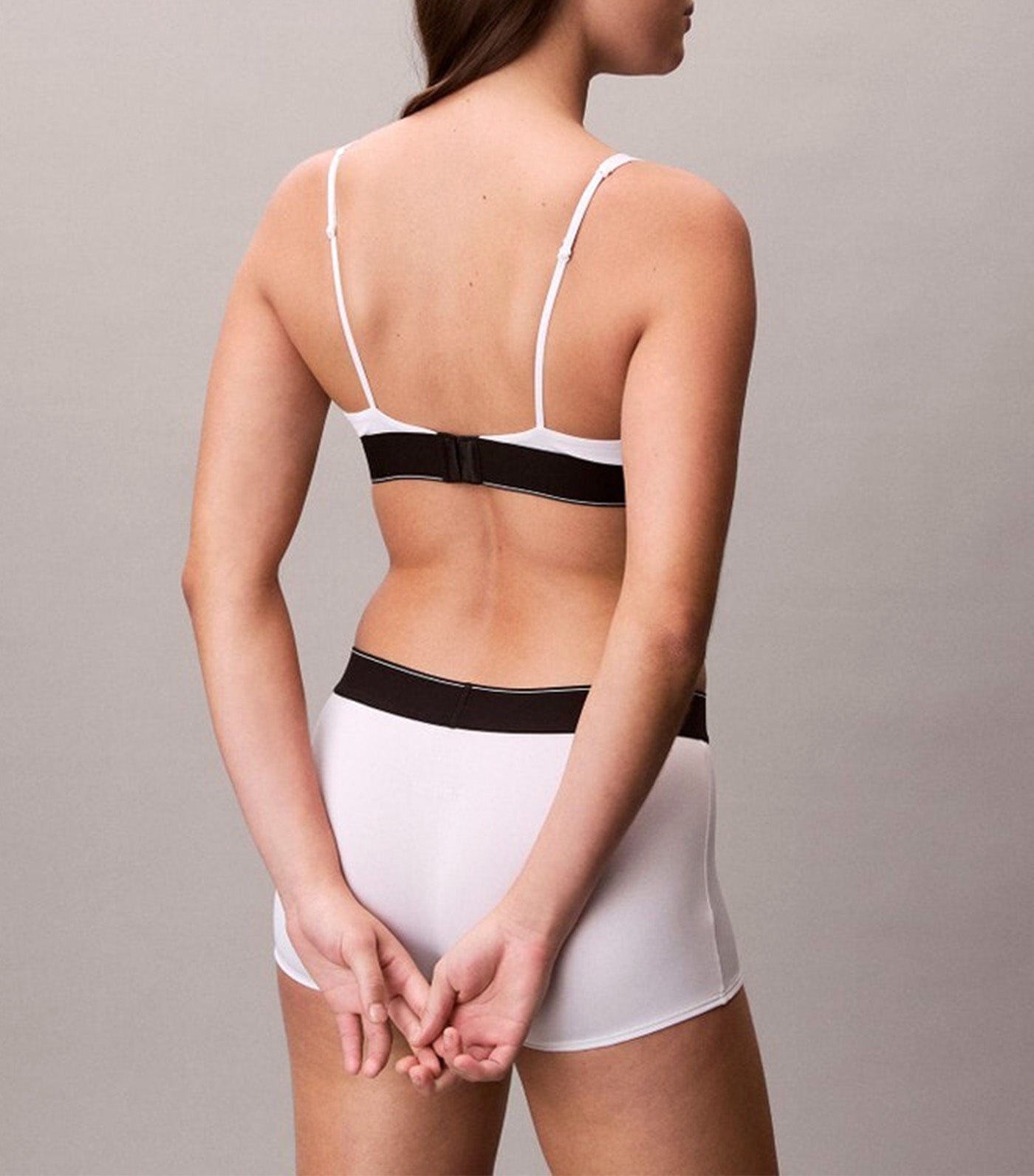 Graphic Monogram Microfiber Stretch Lightly Lined Triangle Bralette