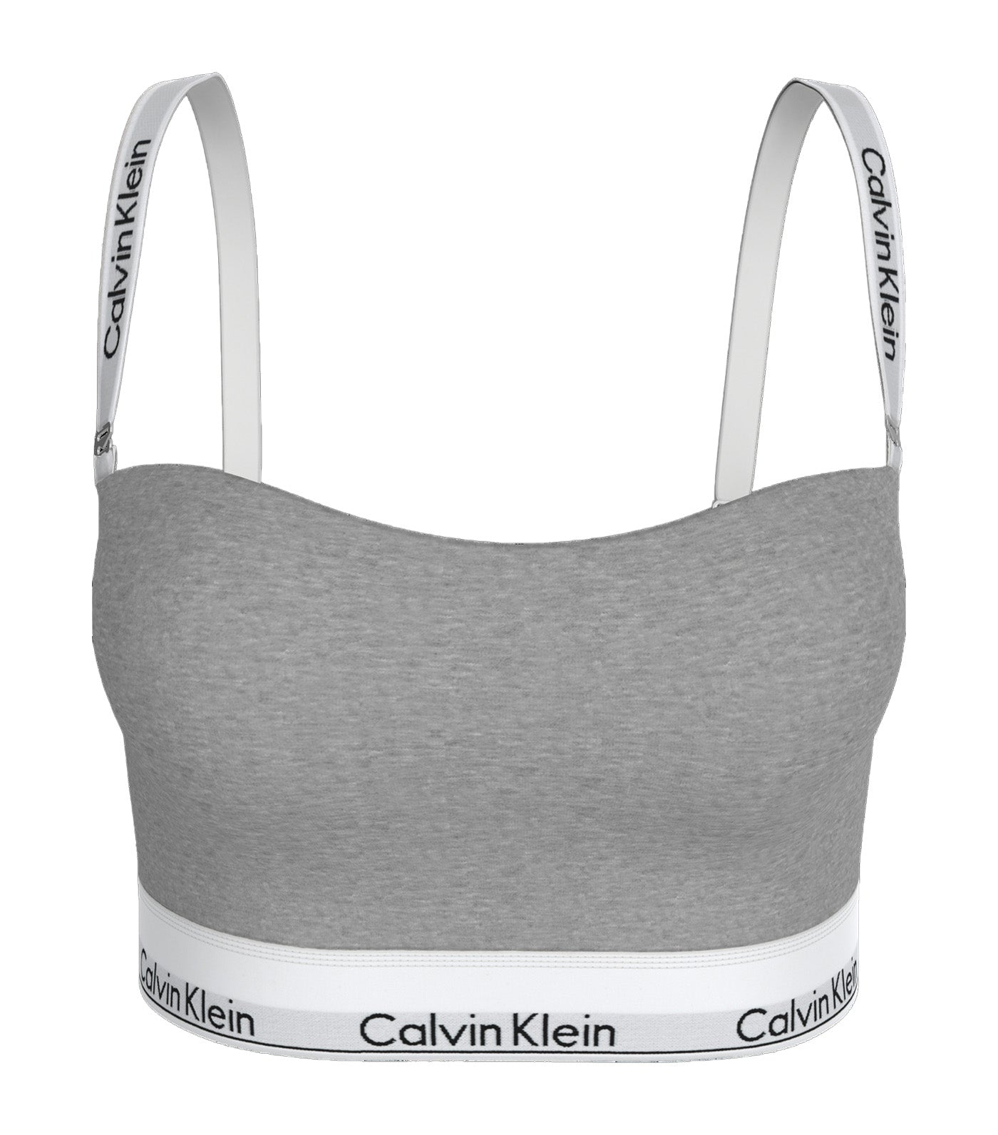 Women's Lightly Lined Bralette Gray Heather