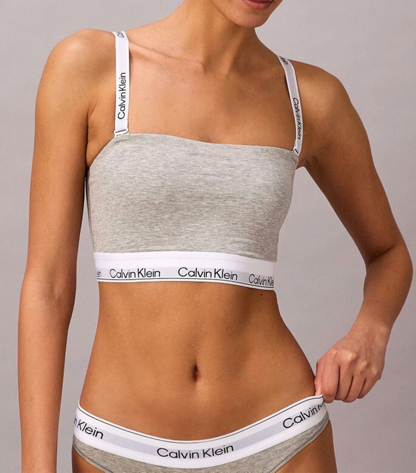 Icon Cotton Modal Lightly Lined Bandeau Bra