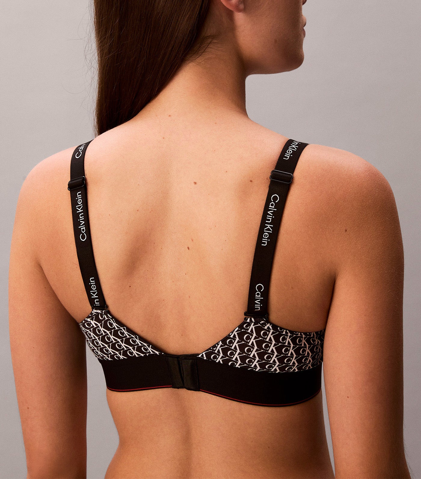 Graphic Monogram Microfiber Stretch Lightly Lined Bralette