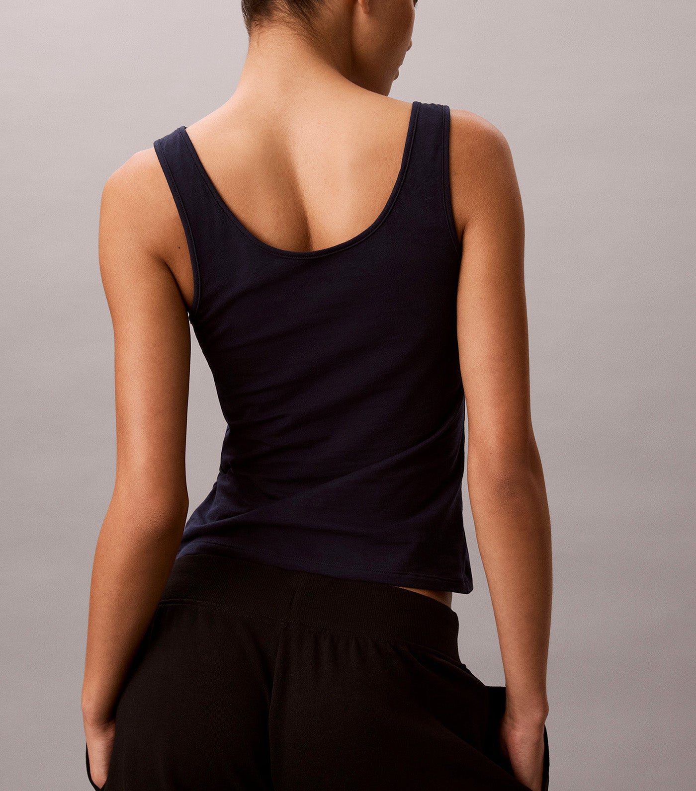 Cotton Stretch Lounge Tank Top