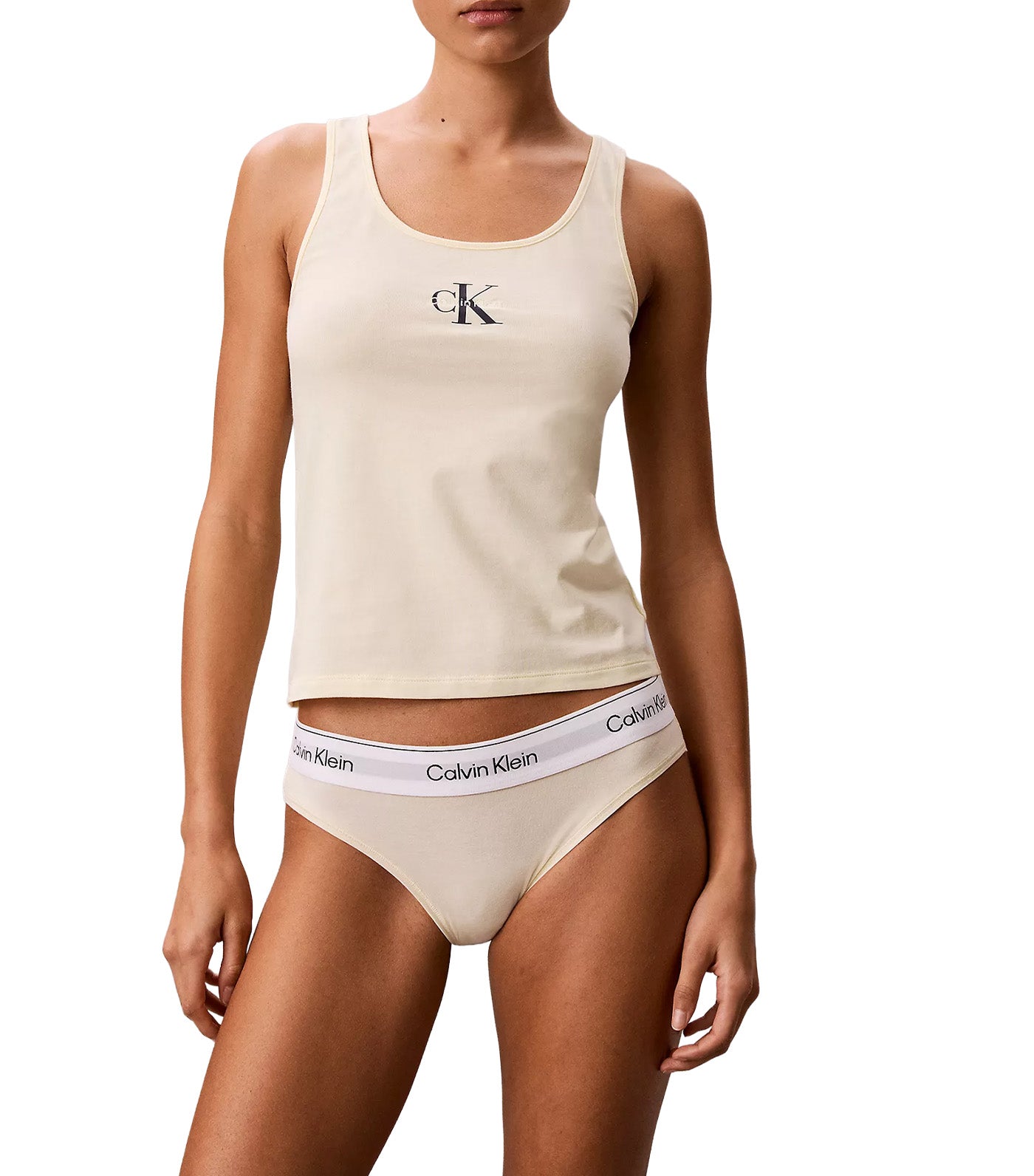 Cotton Stretch Lounge Tank Top