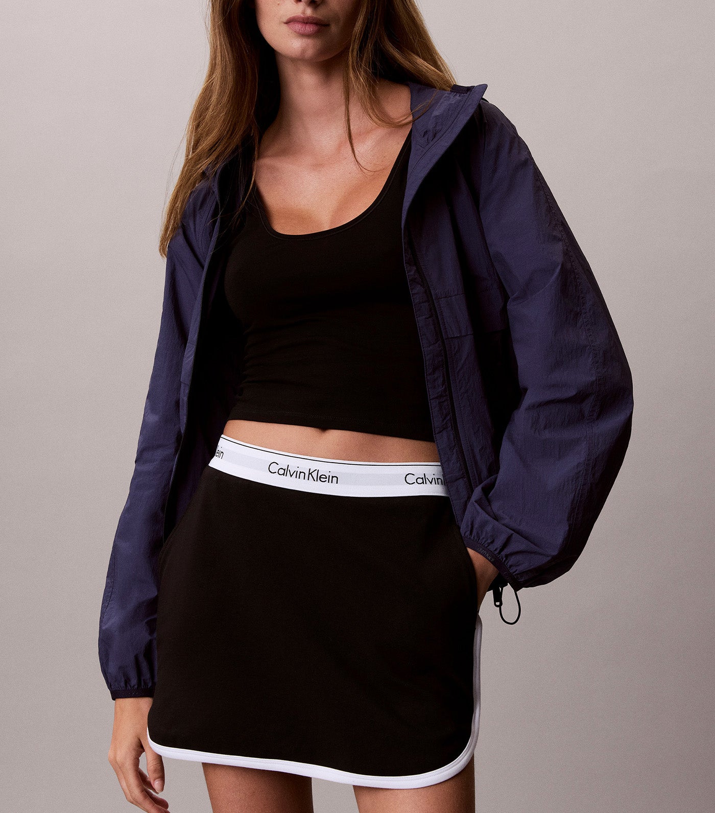 Women's Cotton Skort with Edge Binding