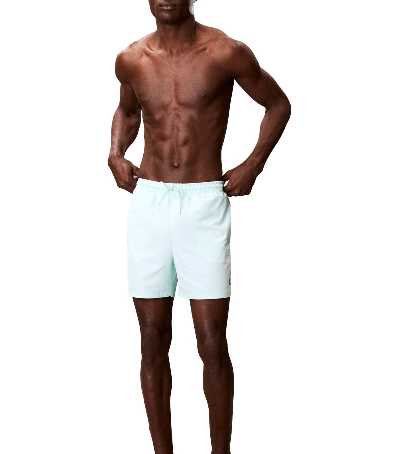 Short Drawstring Swim Shorts