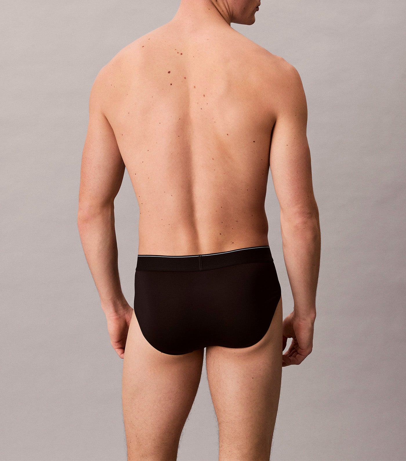 Graphic Monogram Microfiber Stretch Hip Brief