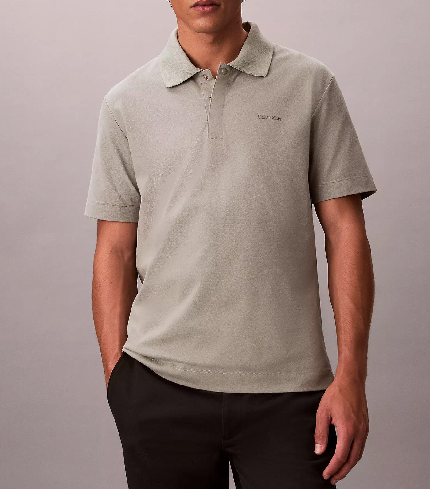 Short Sleeve Cooling Pique Snap Polo