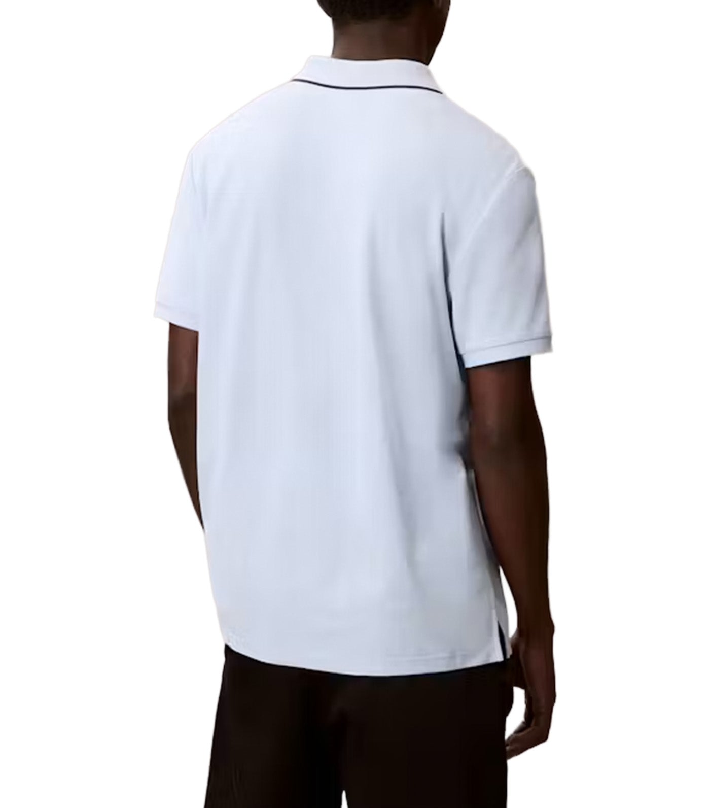 Men's Short Sleeve Pique Tipped Classic Polo