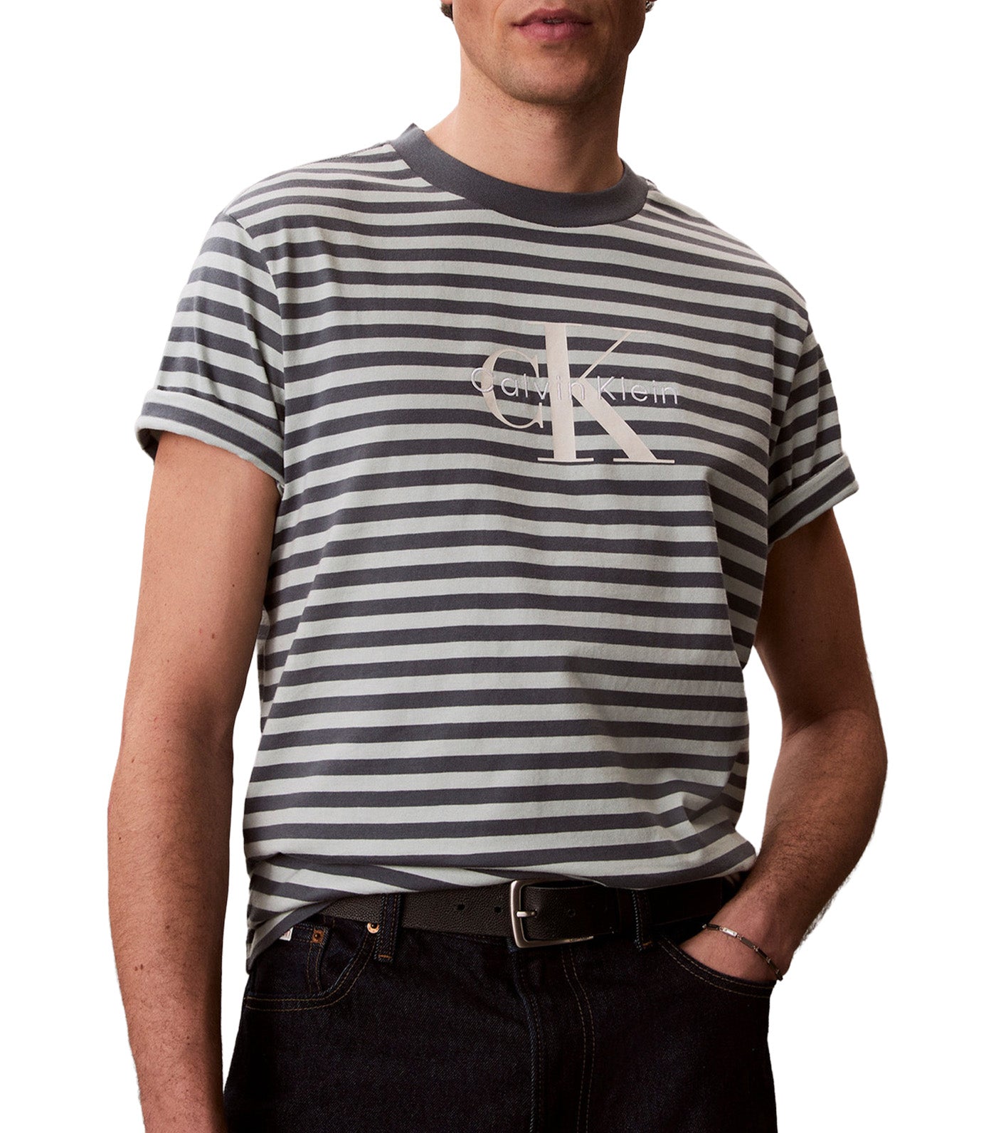 Men's Short Sleeve Jersey Crewneck Tee Turbulence