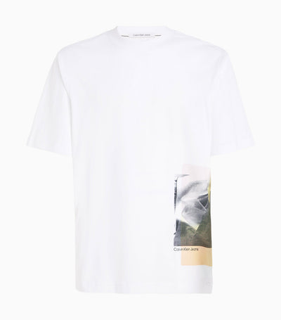 Multi Layered Photoprint T-Shirt White