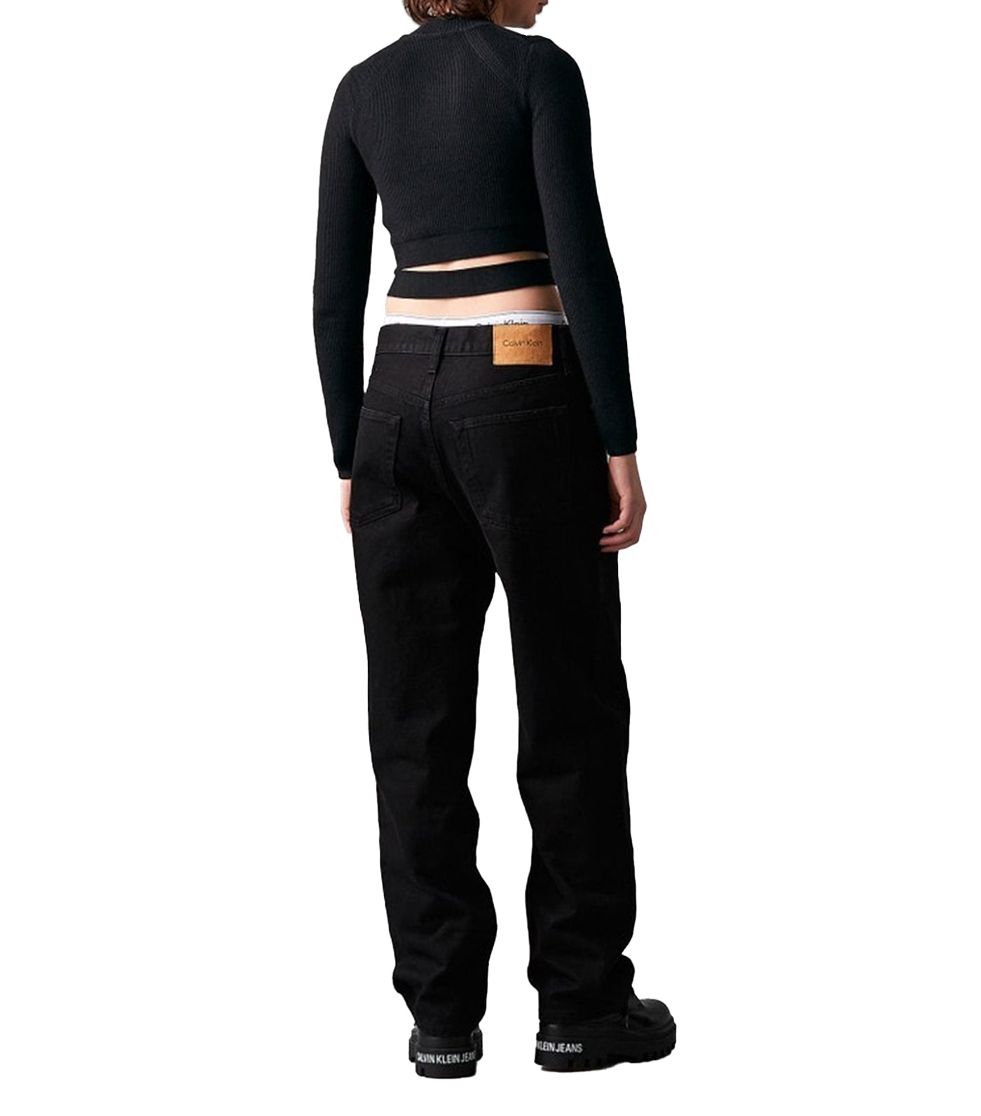 Premium Capsule Mock Neck Pullover Black