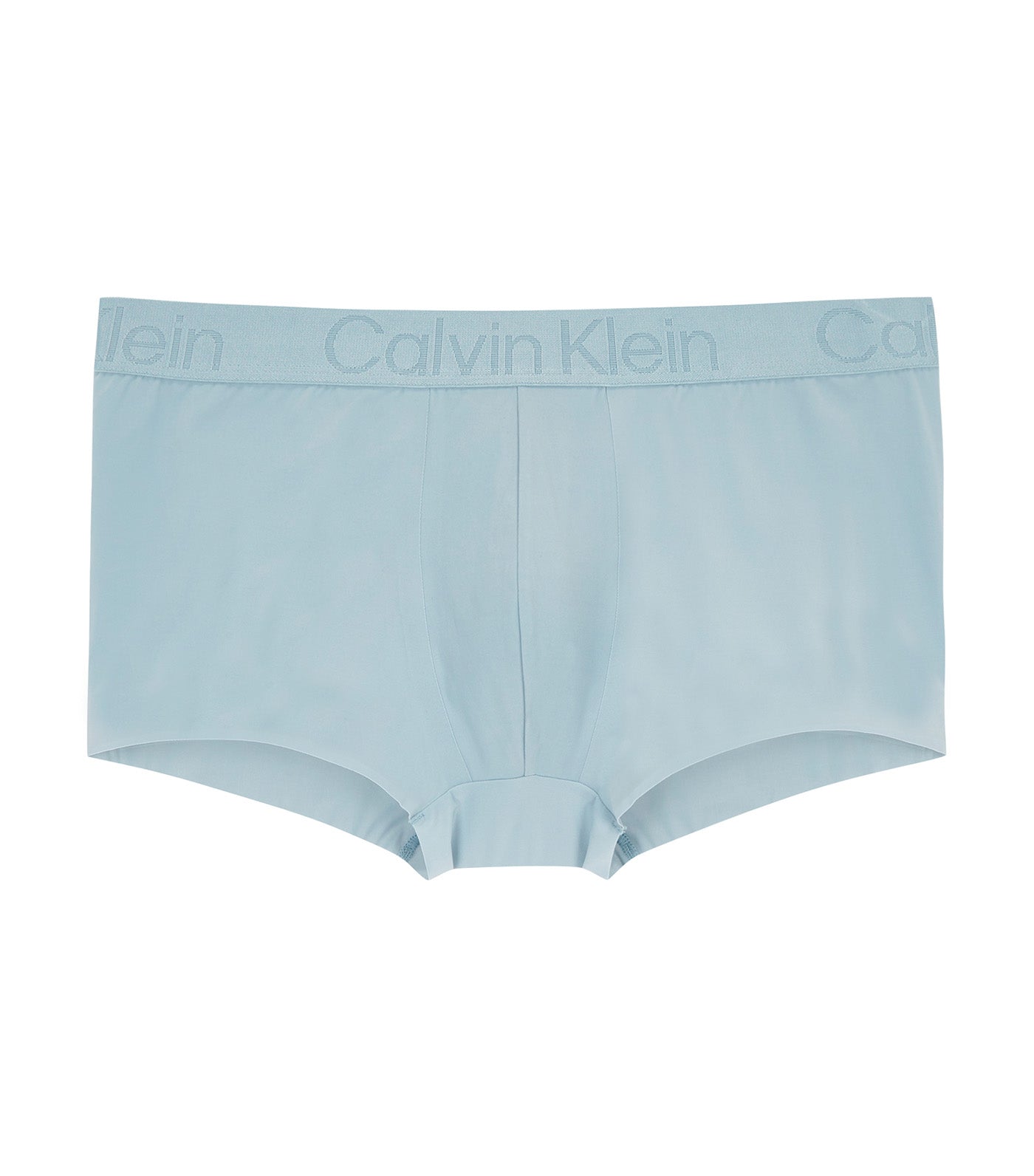 CK Black Low Rise Trunks Light Blue