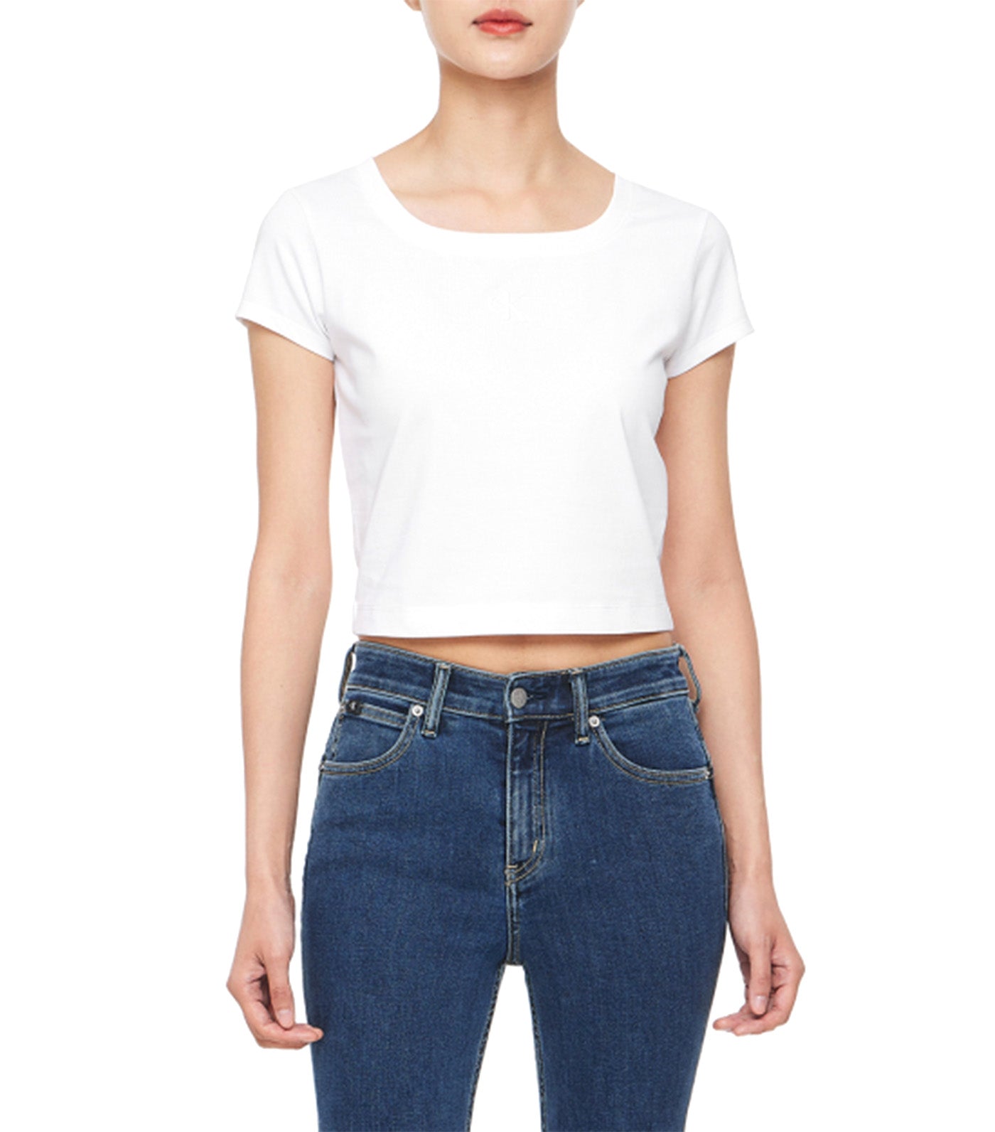 Cooling Logo Baby Tee Bright White