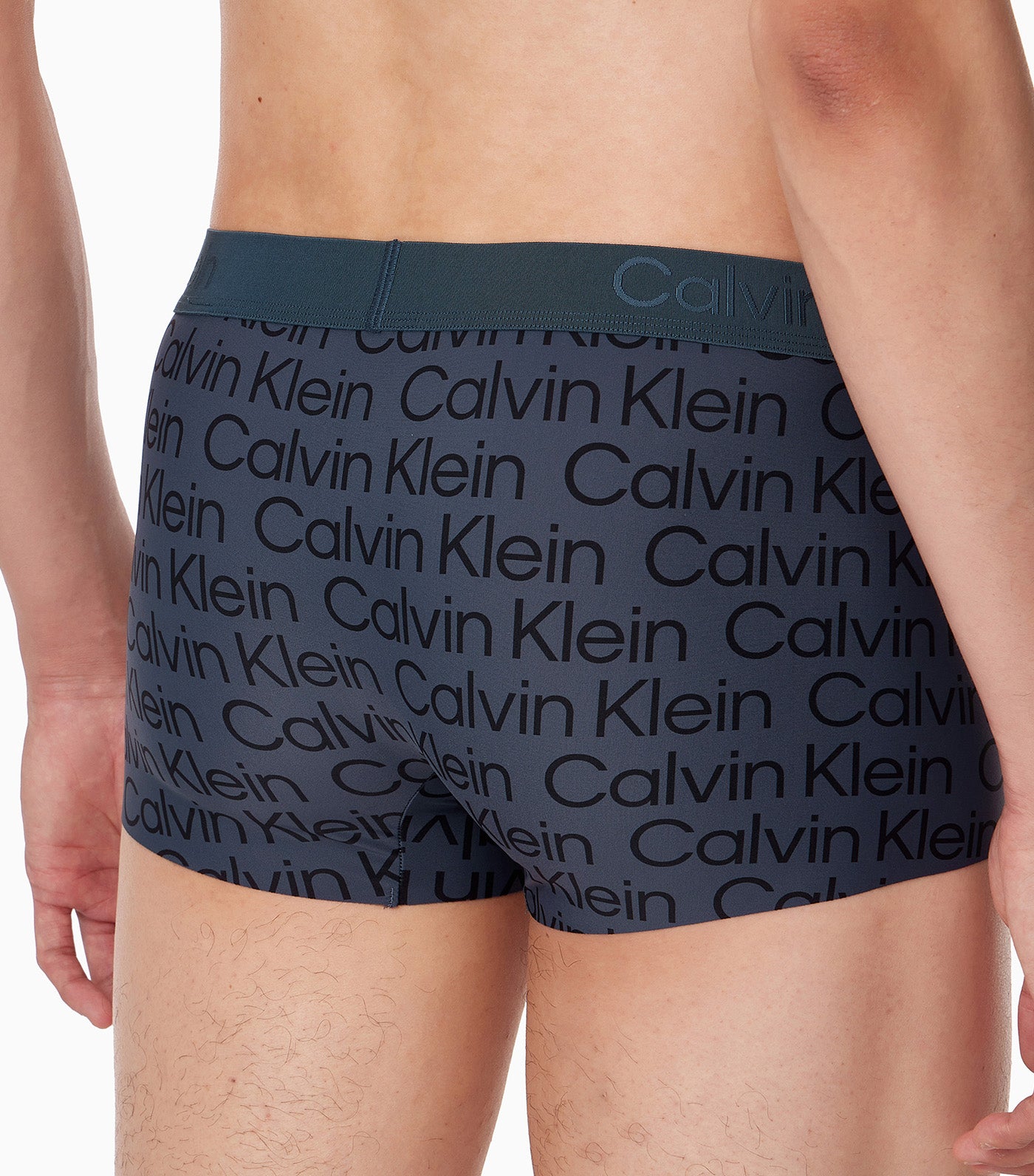 Underwear Low Rise Trunk Blue Gray
