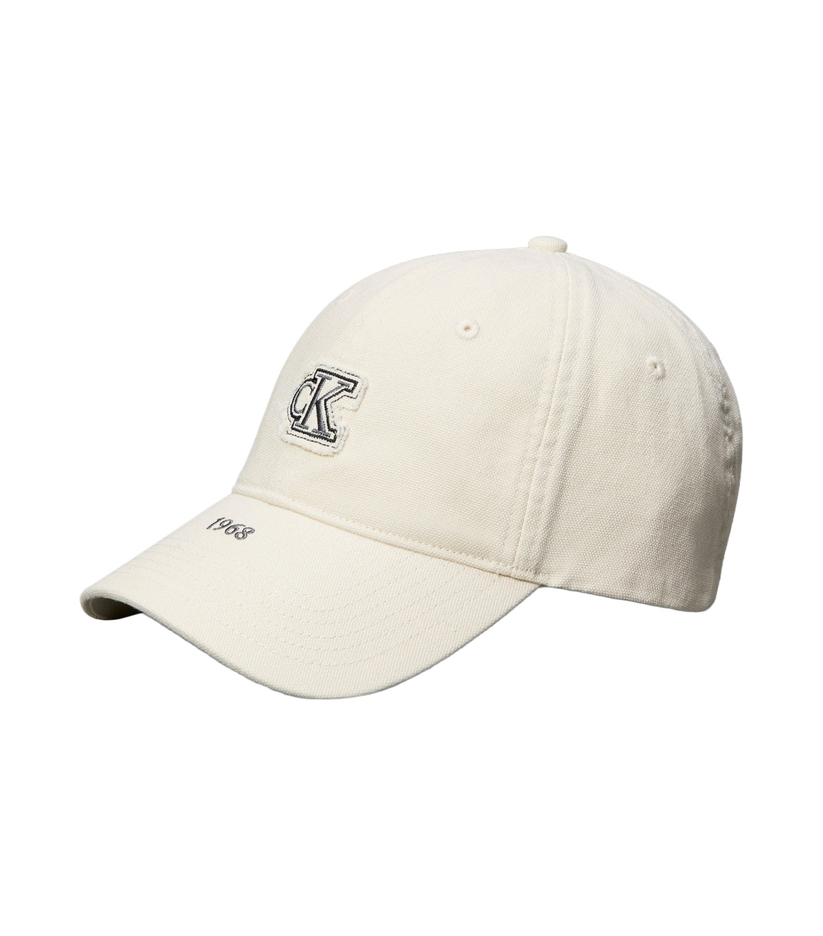 Washed Embroidered Logo Cap Beige
