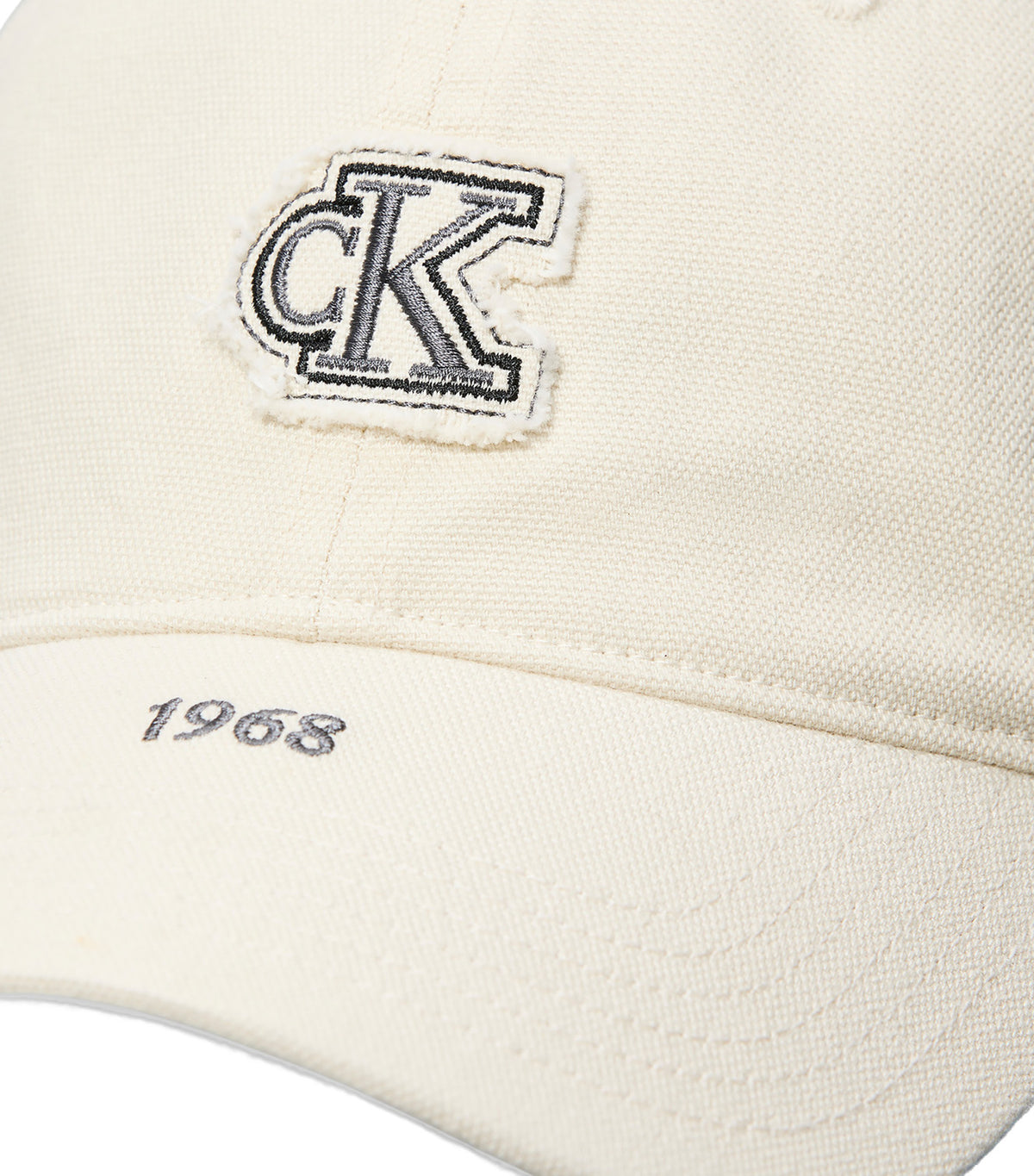 Washed Embroidered Logo Cap Beige