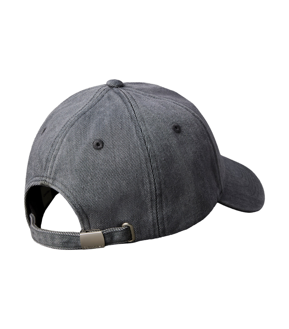 Washed Embroidered Logo Cap Dark Gray