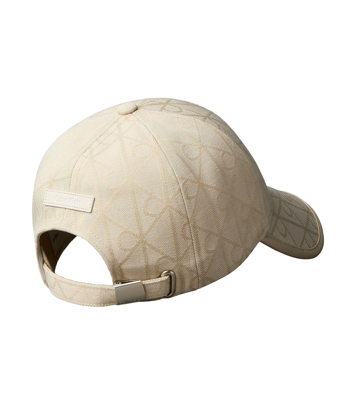 Logo Jacquard Twill Cap Beige