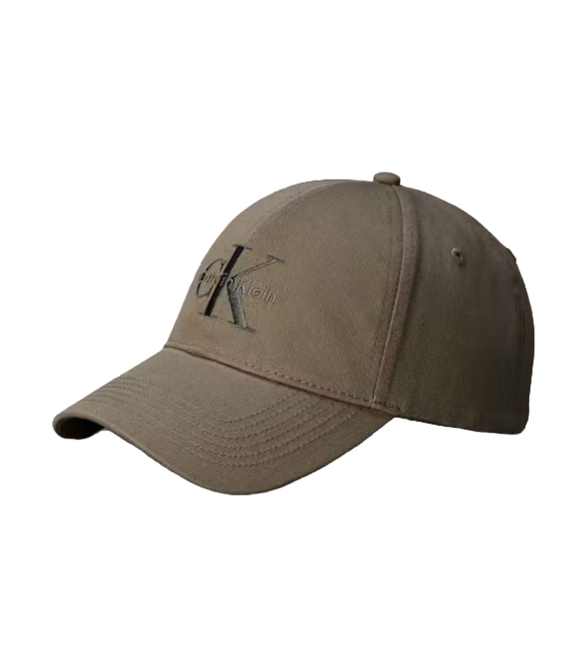 Embroidered Monologo Cap Green
