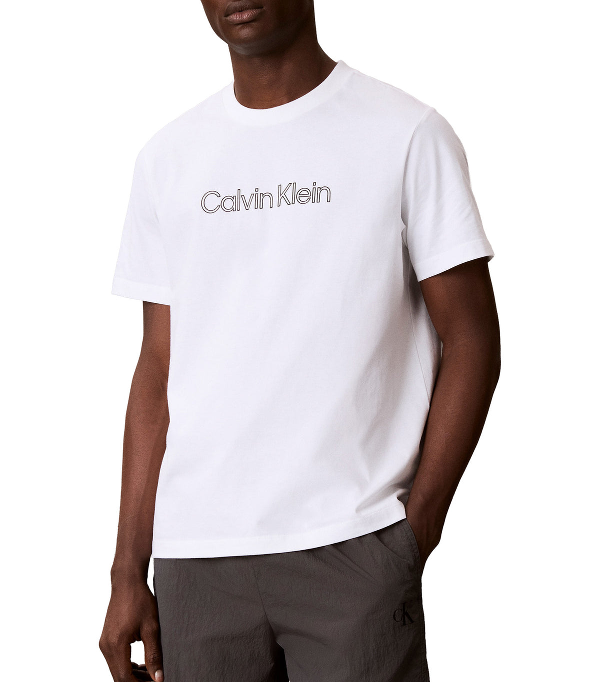 Relaxed Logo Shirt White