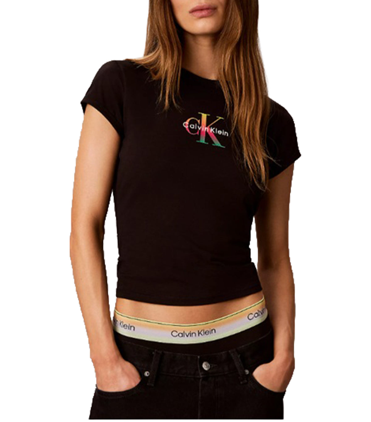 Pride Baby Tee Black