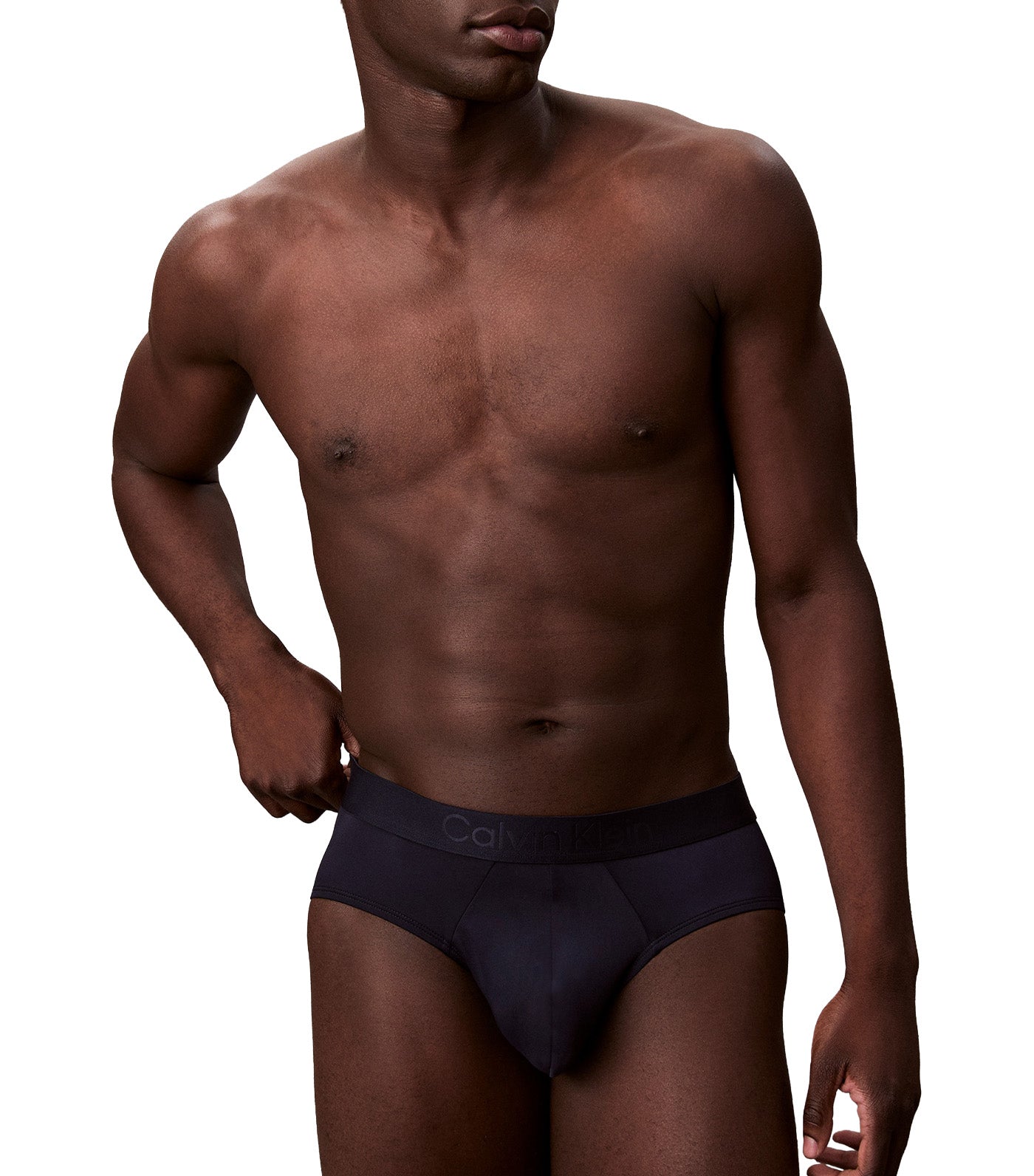 CK Black Microfiber Hip Briefs