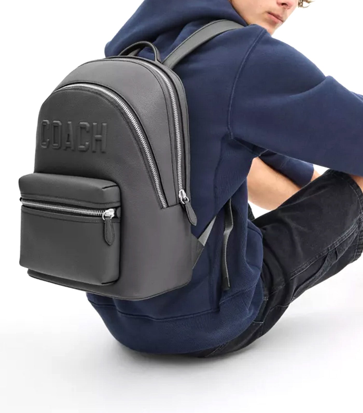 Coach Charter Backpack Charcoal