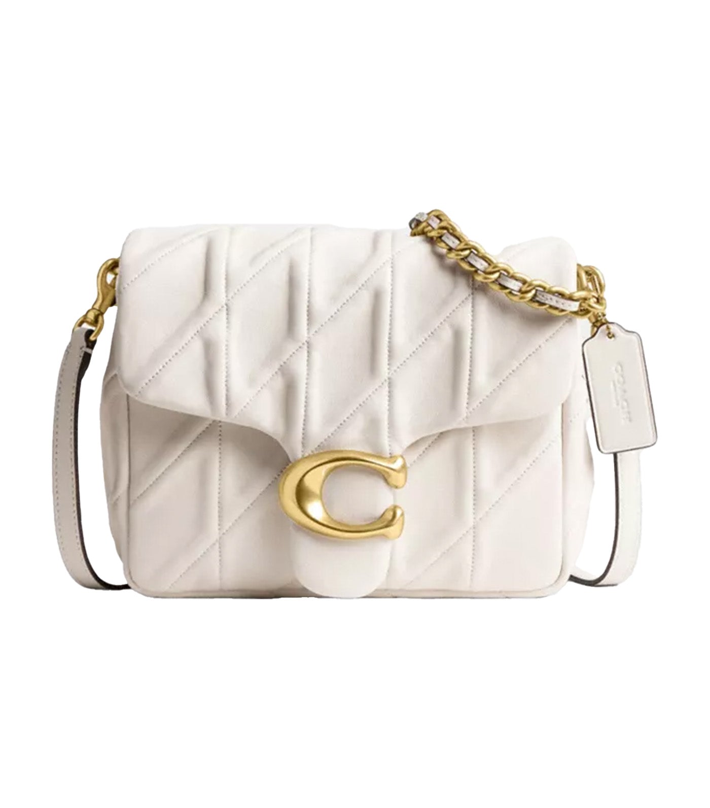 Times Square Tabby Shoulder Bag with Quilting Chalk