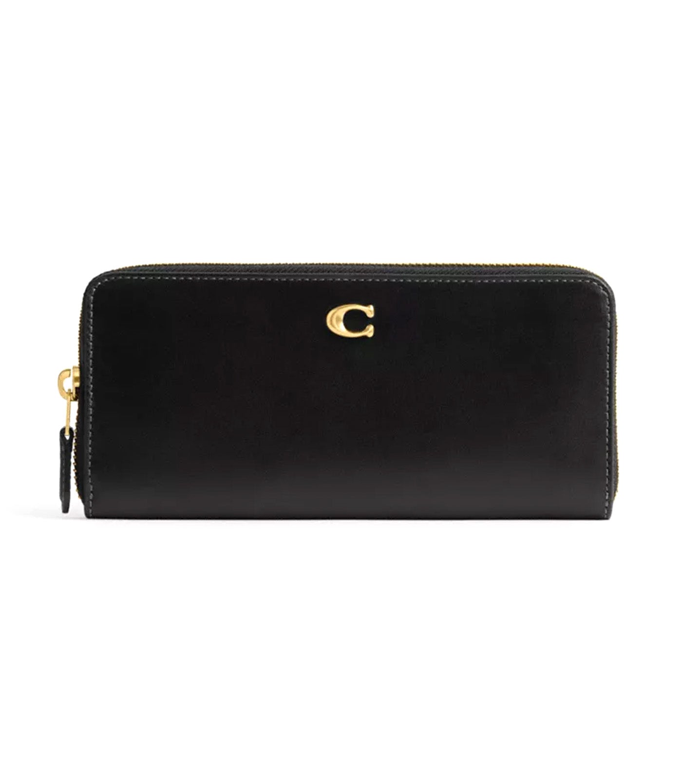 Slim Accordion Zip Black
