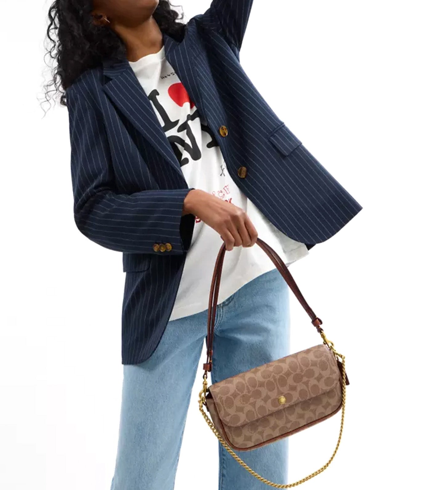 Brook Flap Chain Bag Tan Caramel