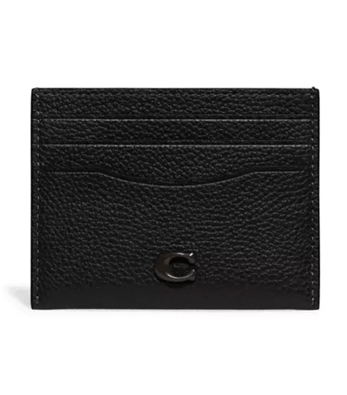 Coach Flat Card Case Black