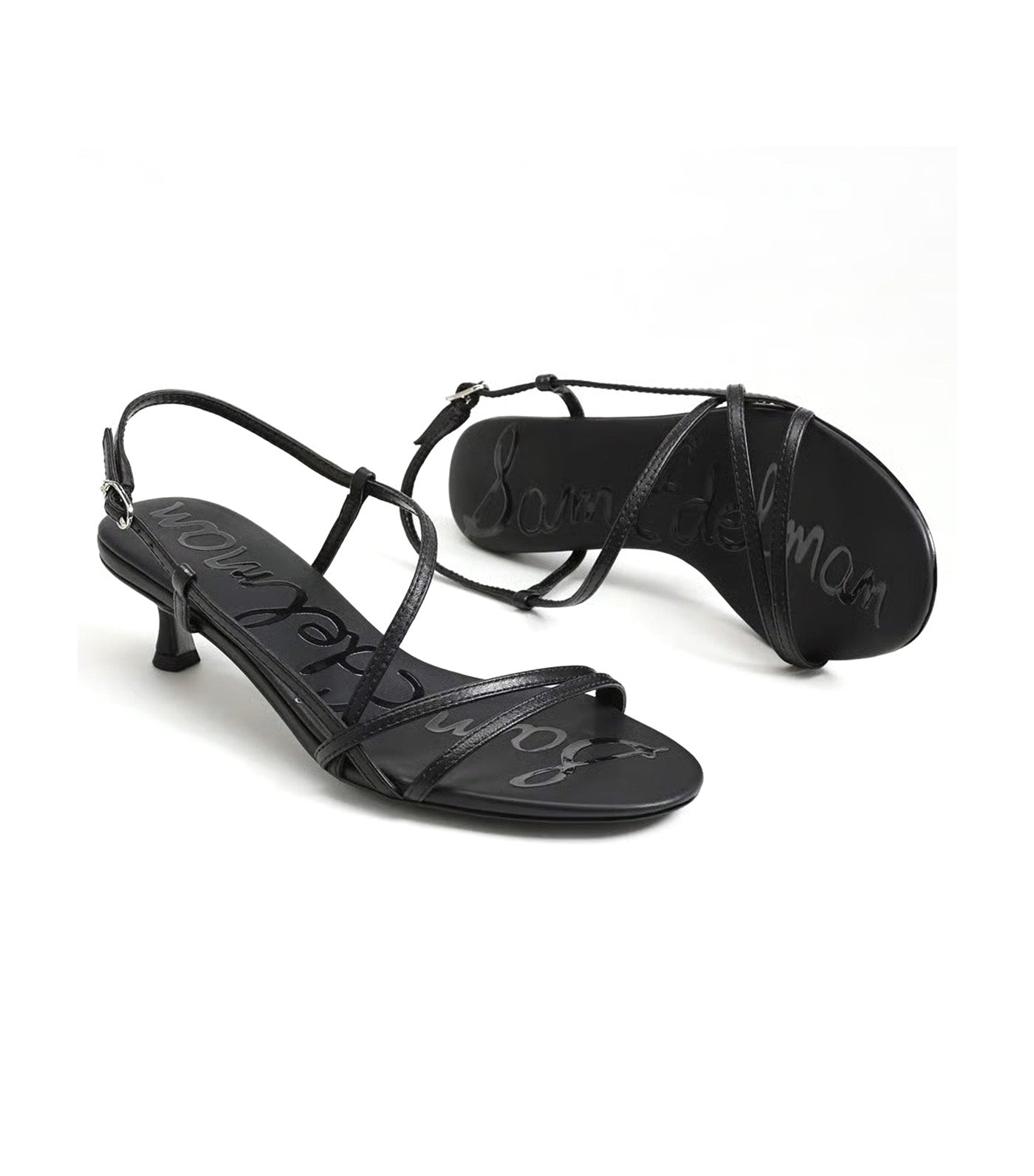 Sam Edelman Cora Kitten Heel Sandal Black
