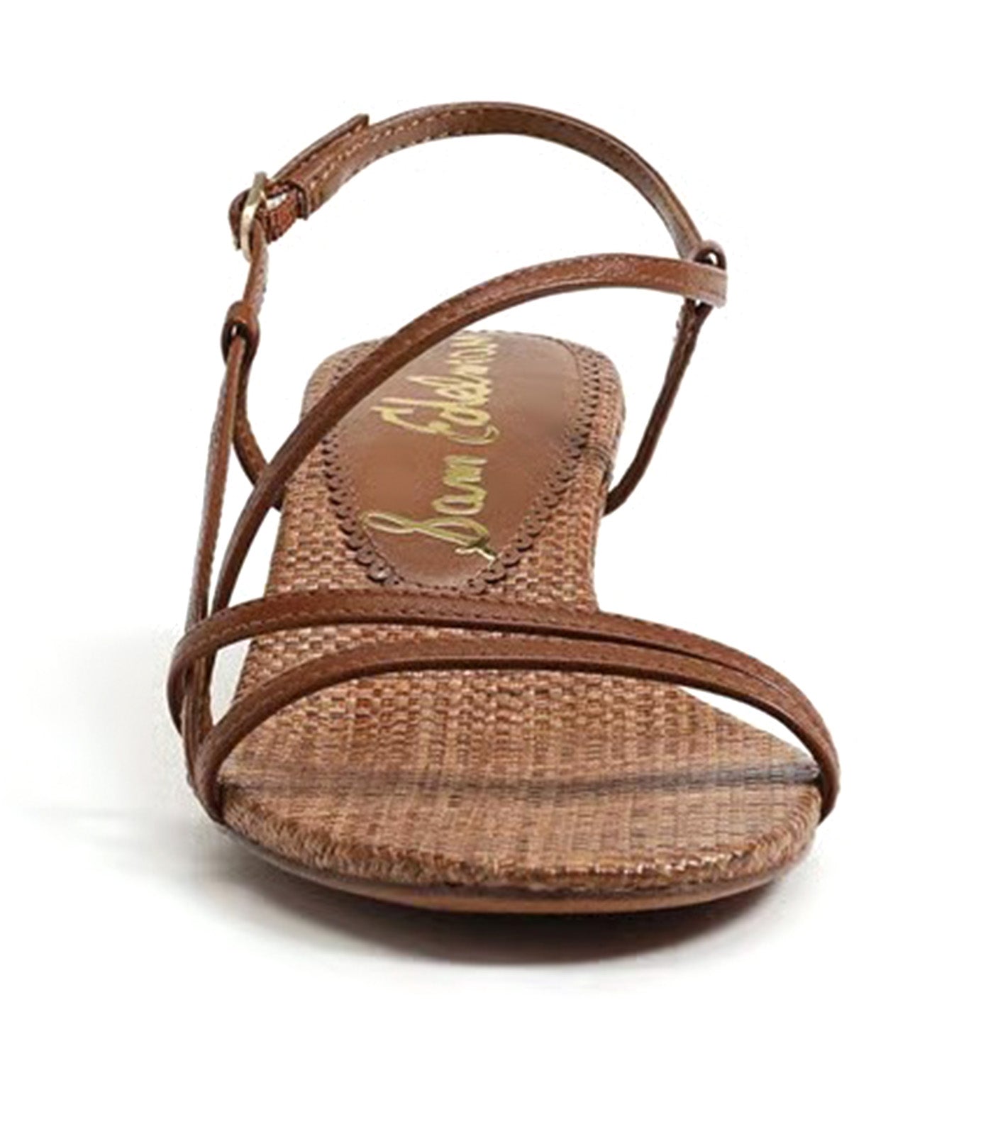 Sam Edelman Cora Kitten Heel Sandal Rich Cognac