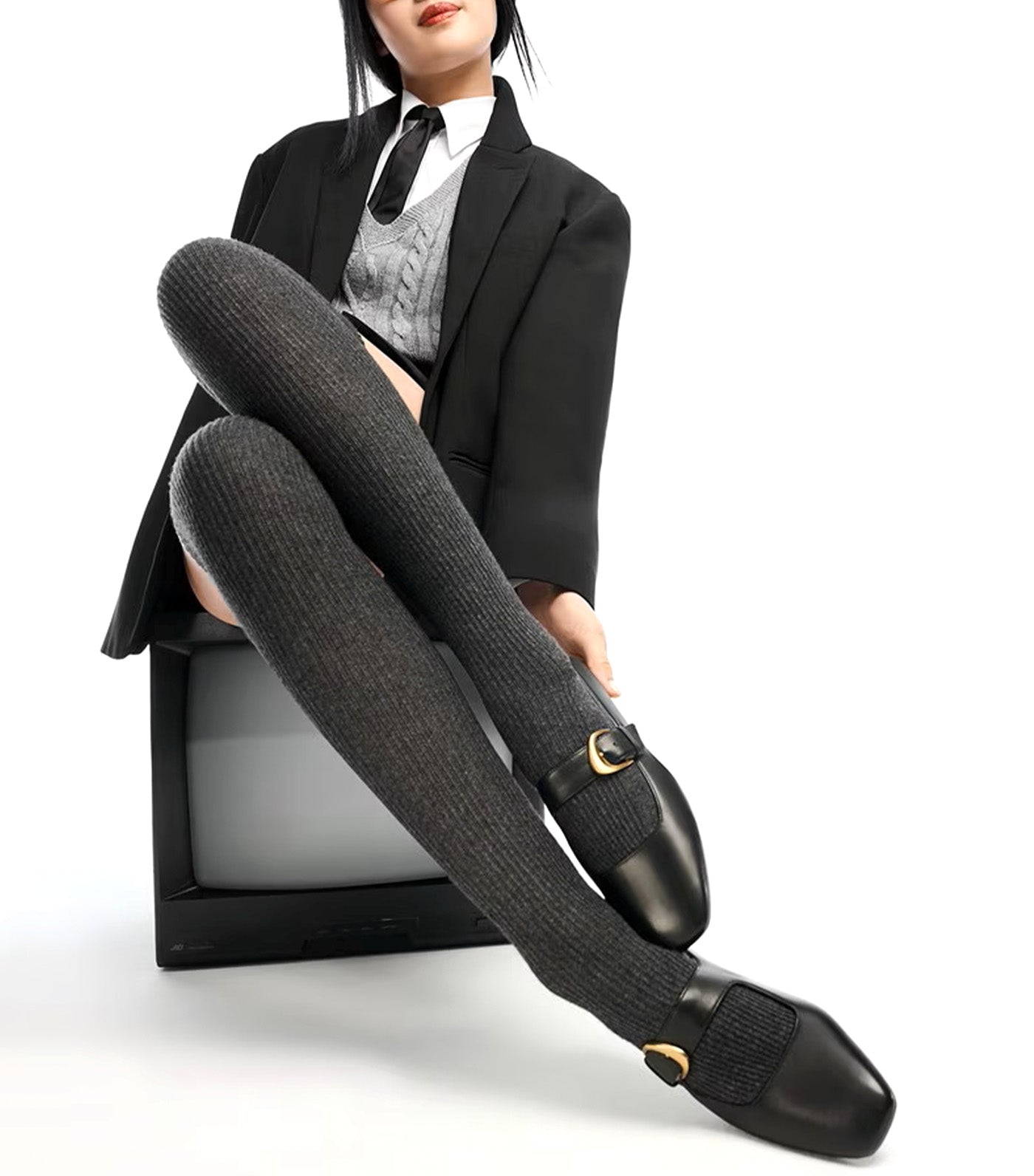 Naturalizer Cosmic Mary Jane Flat Black Leather