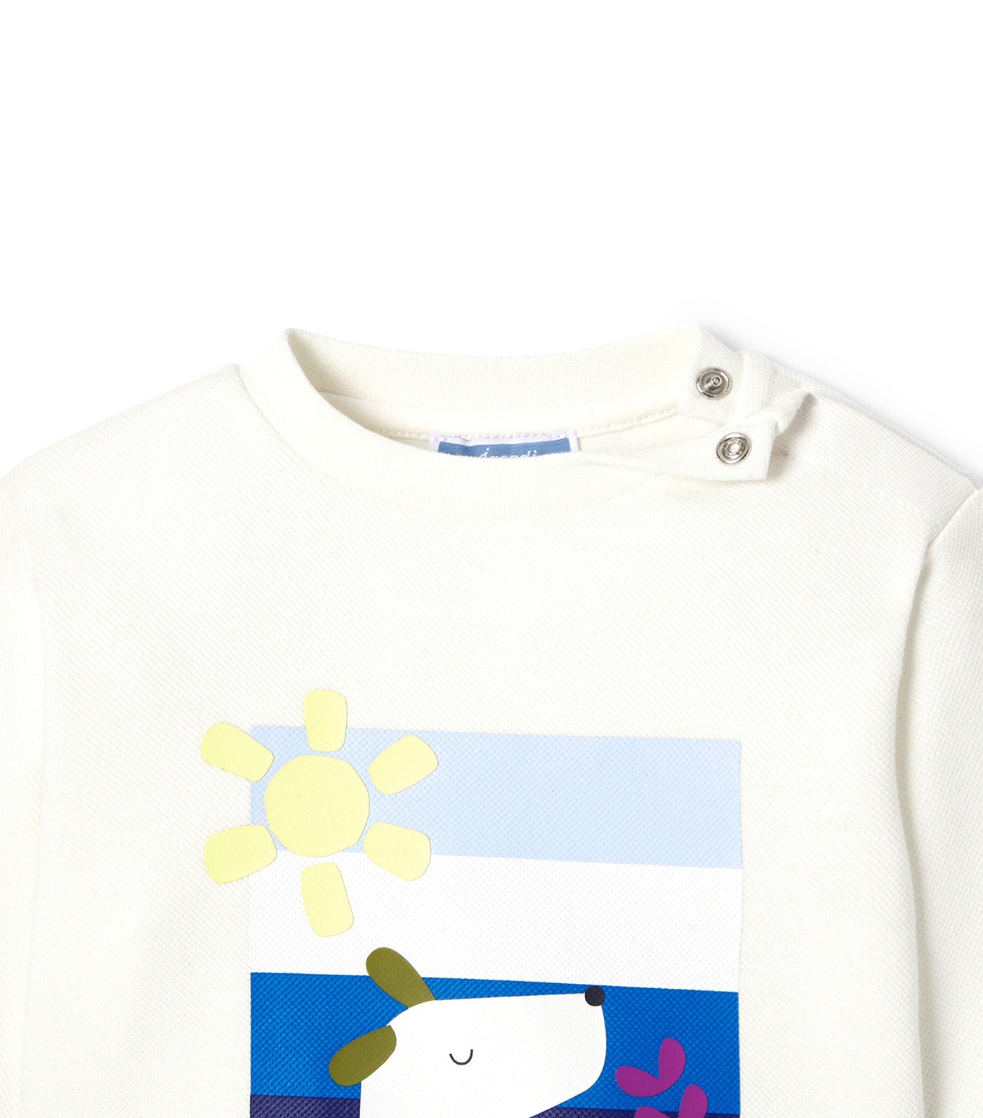 Crabouille Sweatshirt Blanc Doux