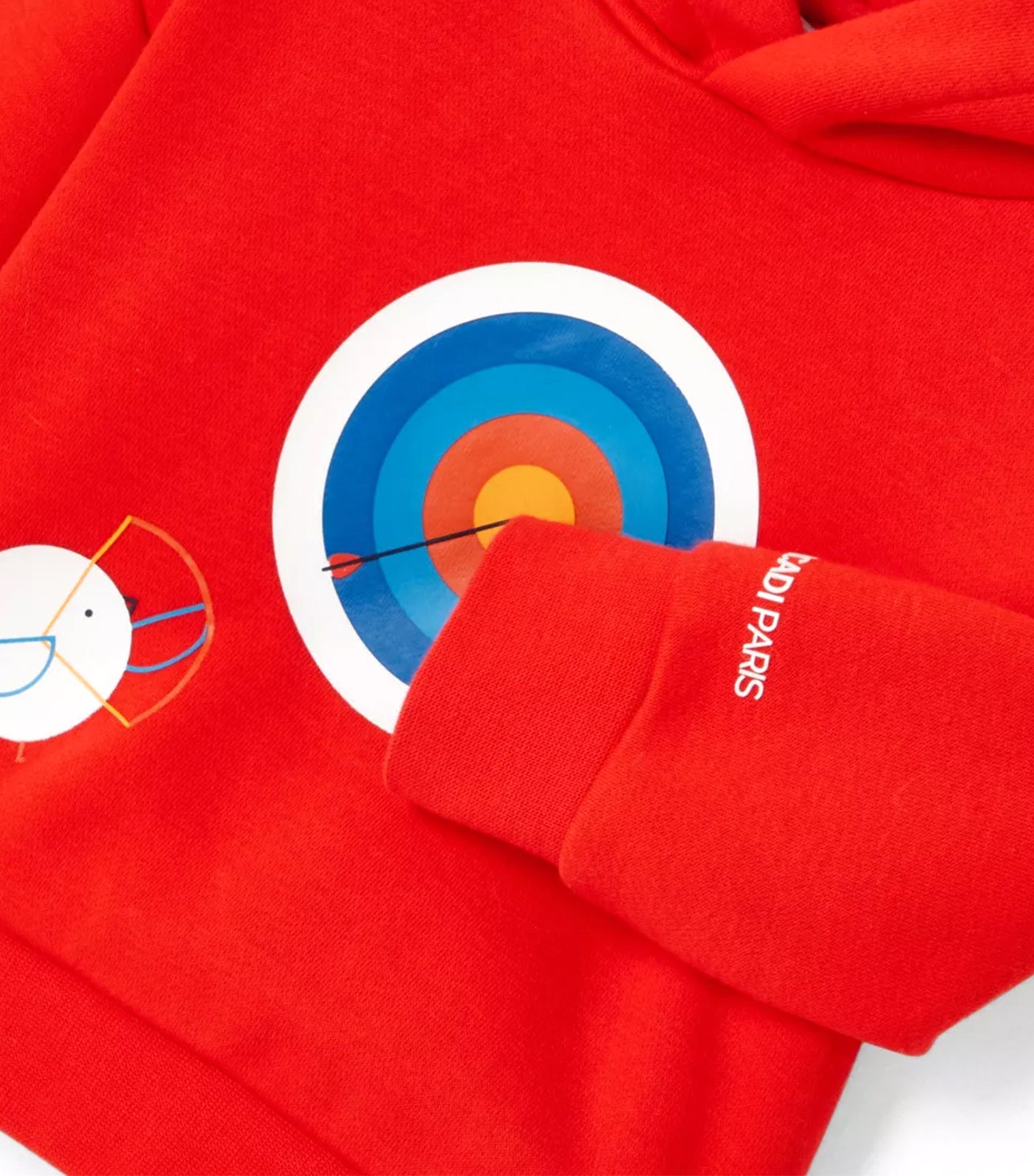 Cretois Hoodie Rouge Vif