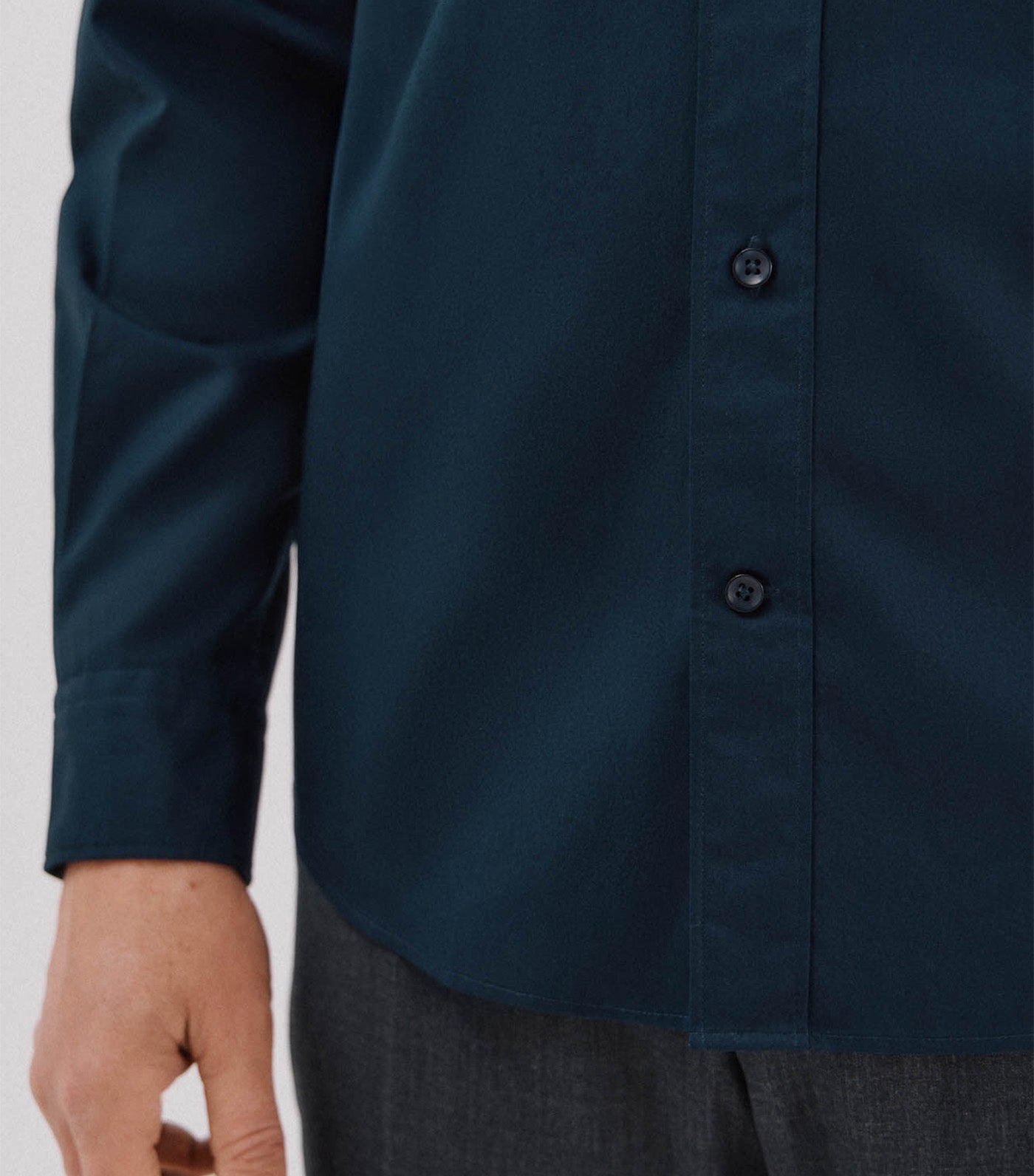 Plain Tencel Cotton Shirt