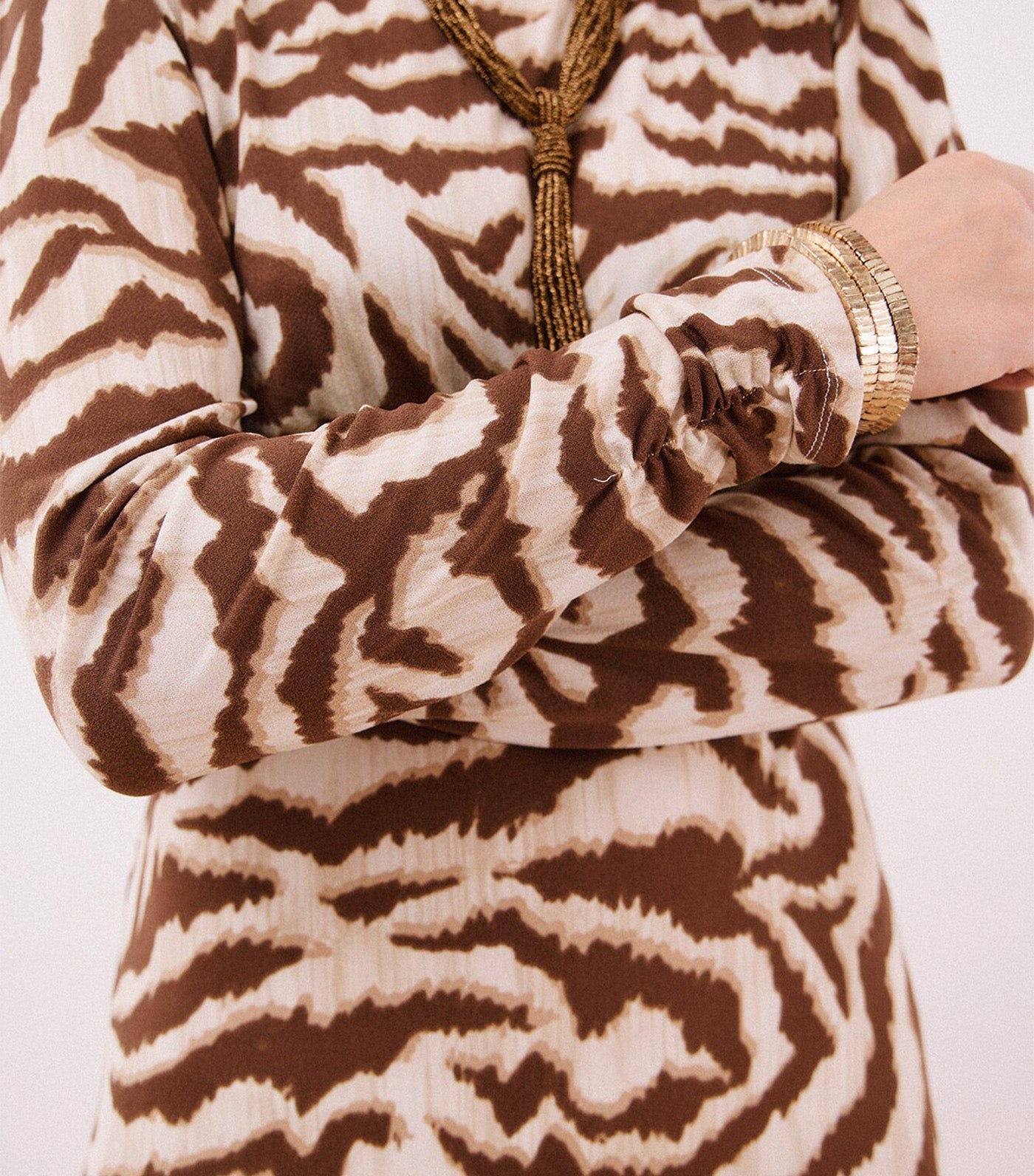 Gathered Chest Dress