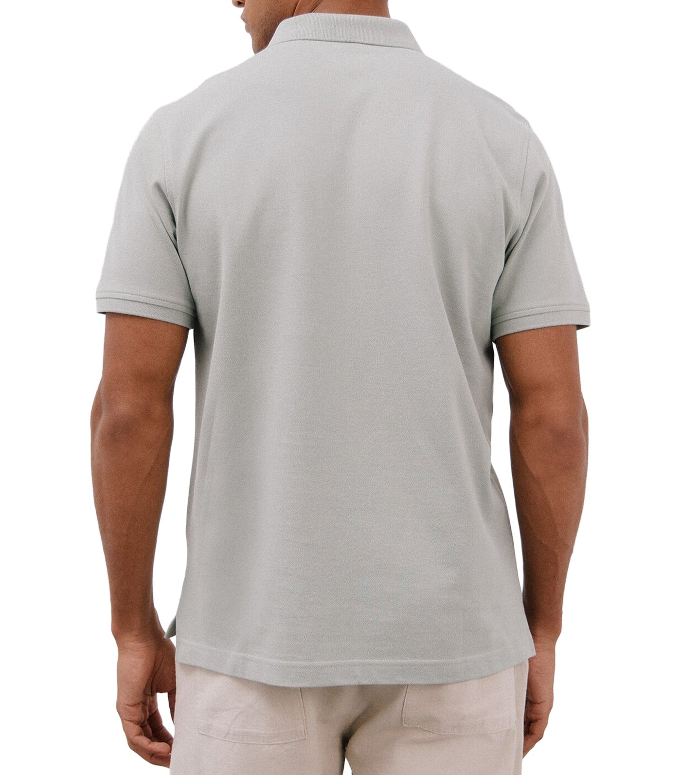 Cortefiel Basic Piqué Polo Shirt Light Khaki