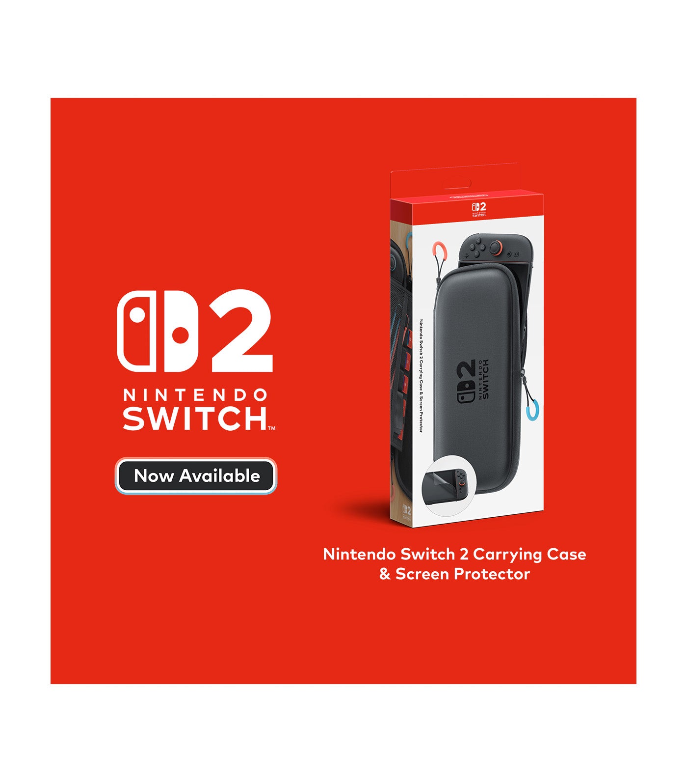 Switch 2 Carrying Case & Screen Protector