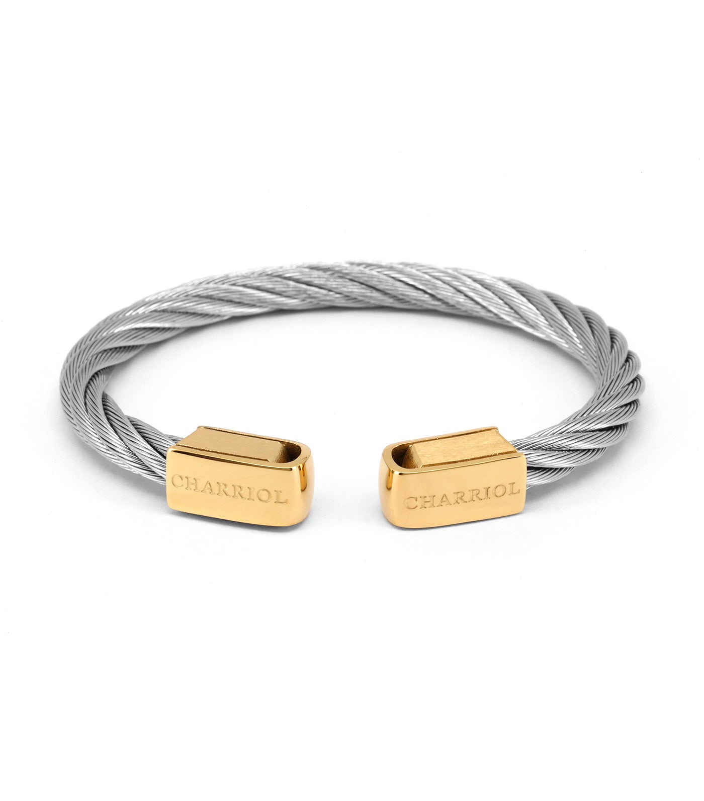 Celtic® Men's Bangle Stainless Steel and Yellow Gold PVD
