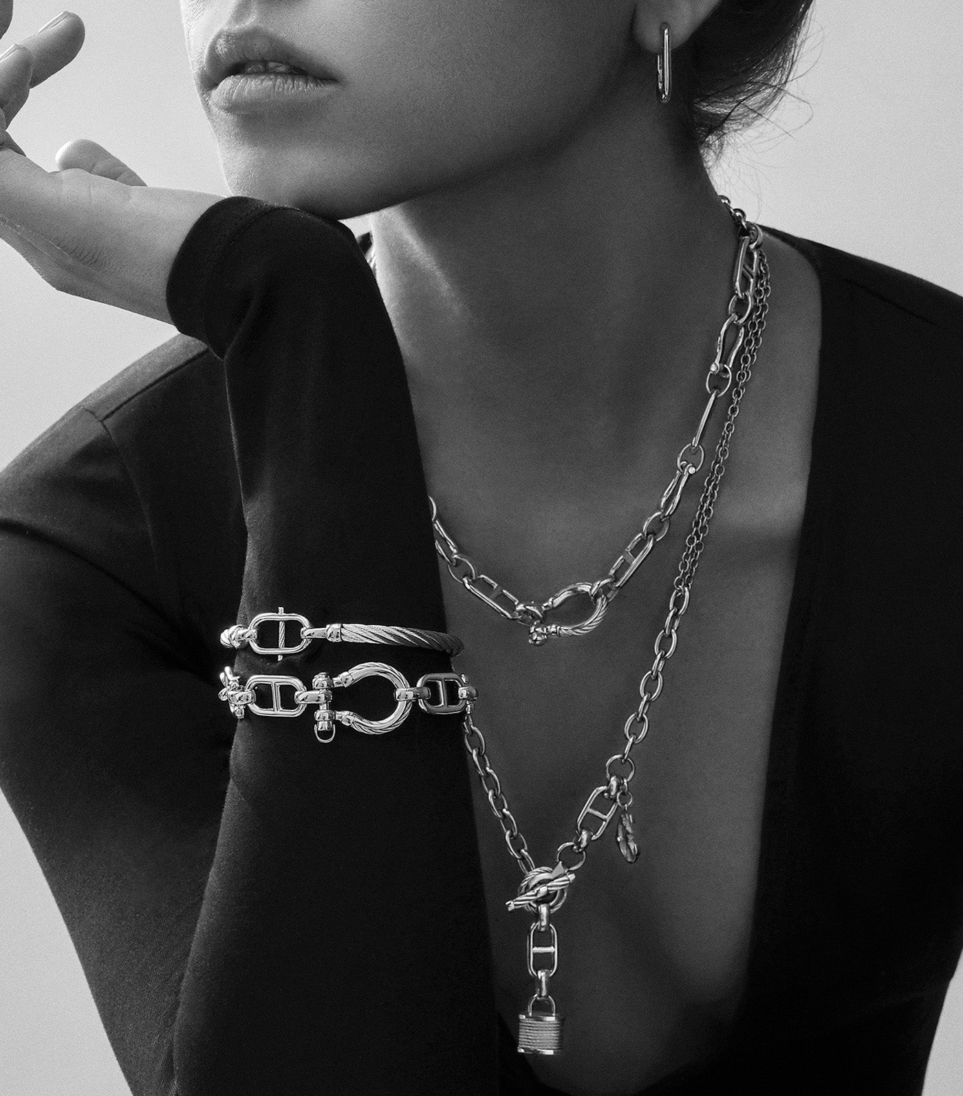 St. Tropez Necklace Mariner Silver