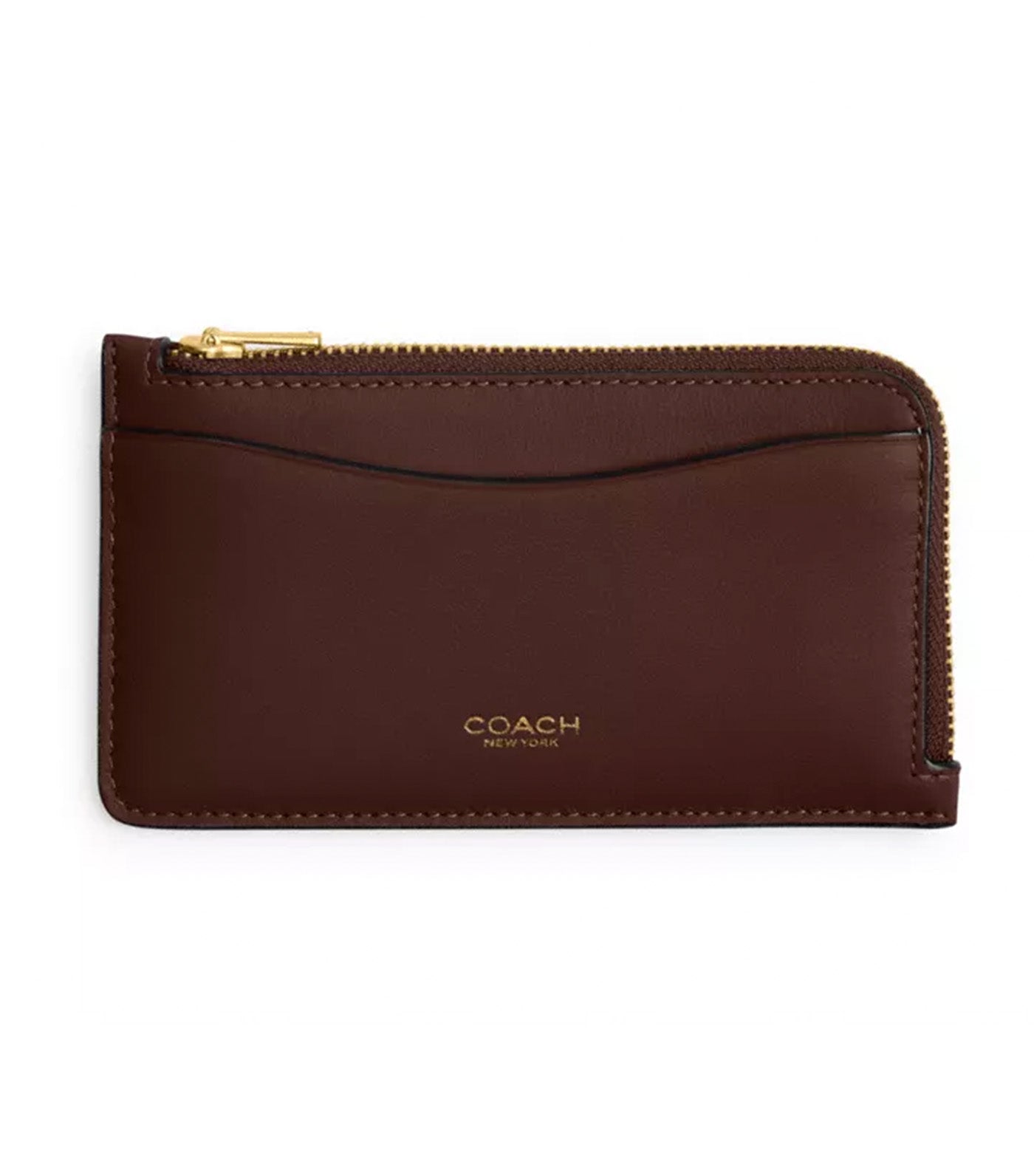 New York Zip Card Case Maple