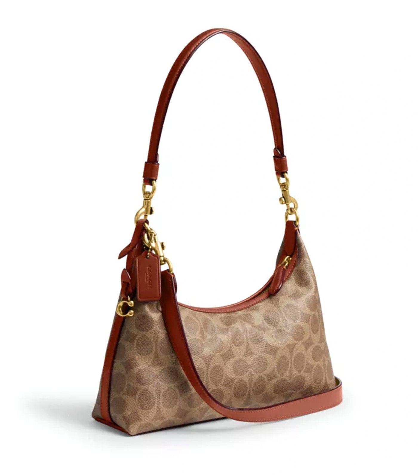 Juliet Shoulder Bag 25 in Signature Canvas Tan Caramel