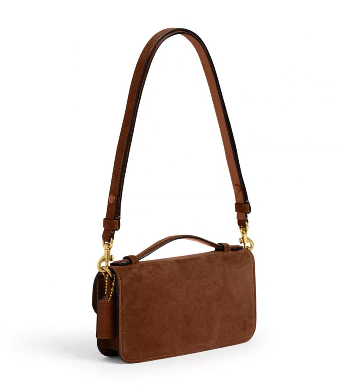 Elora Top Handle Crossbody Bag Warm Brown