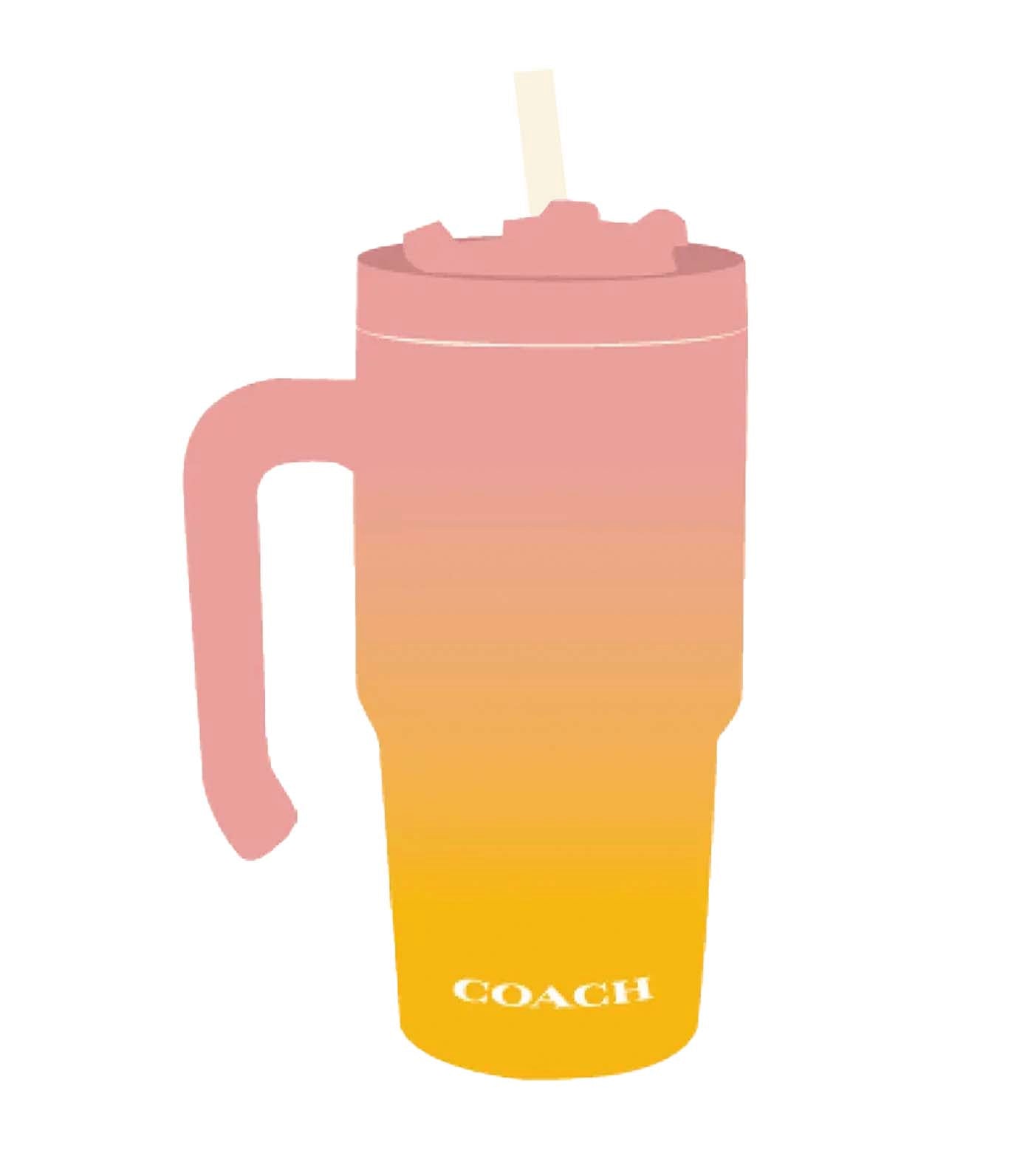 Complimentary Tumbler Pink Yellow