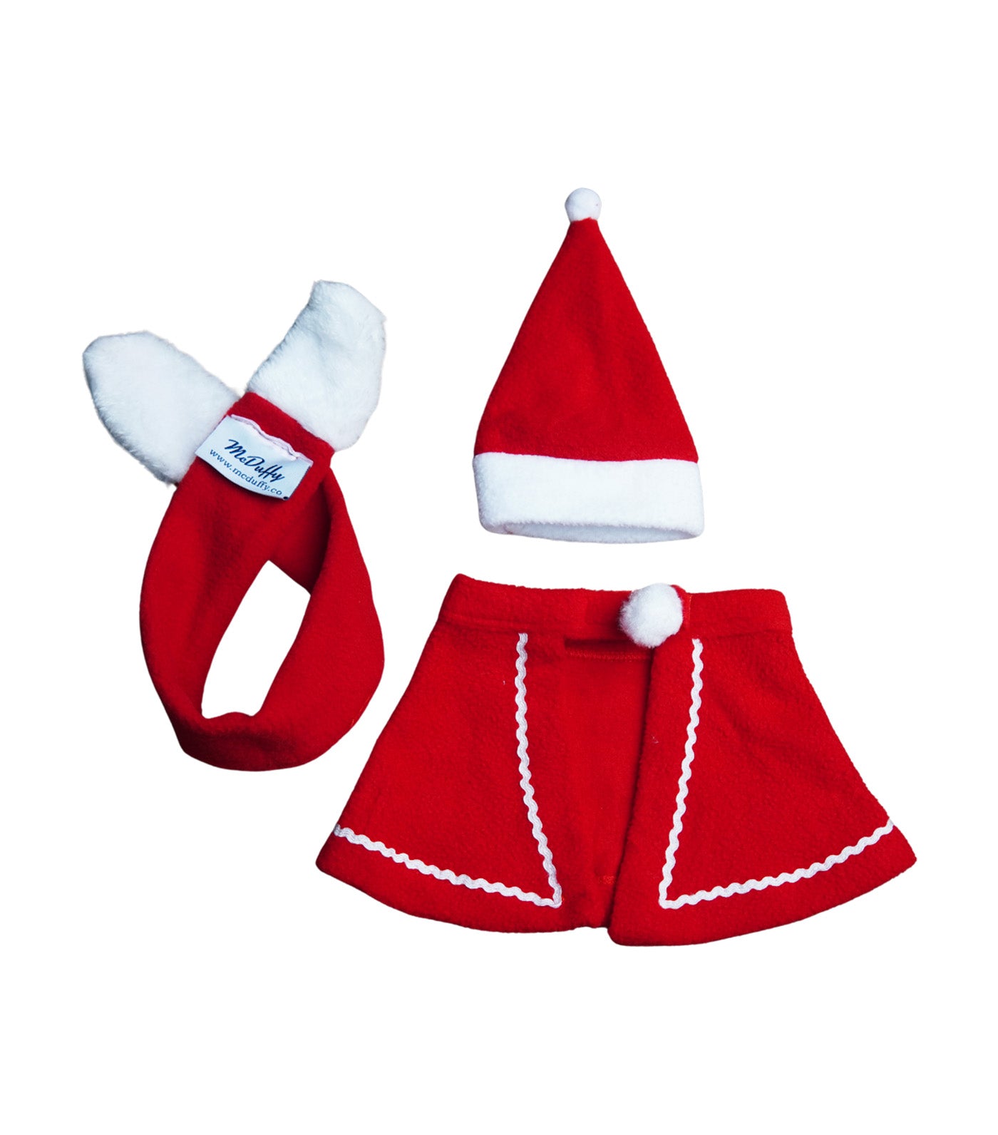 Christmas Poncho with Scarf