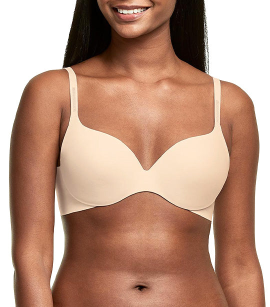 Full Coverage Back Smoothing Underwire Bra Almond