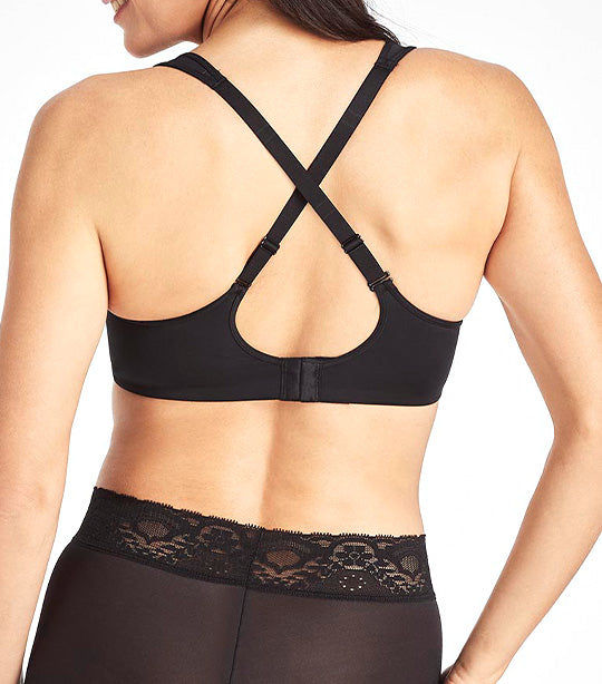 Ultra Light Minimizer Underwire Bra Black