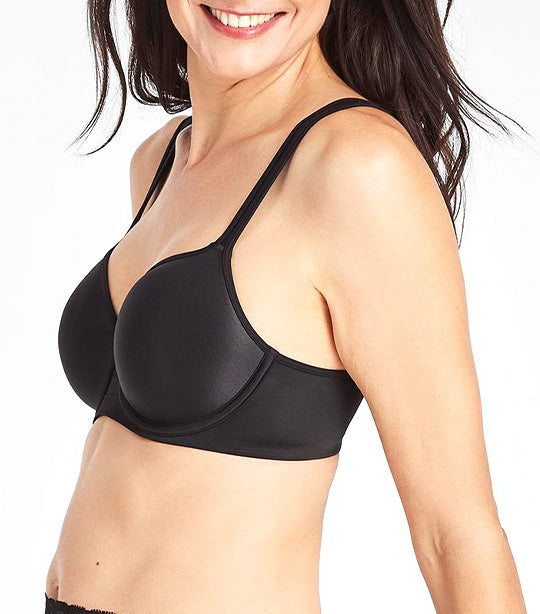 Ultra Light Minimizer Underwire Bra Black